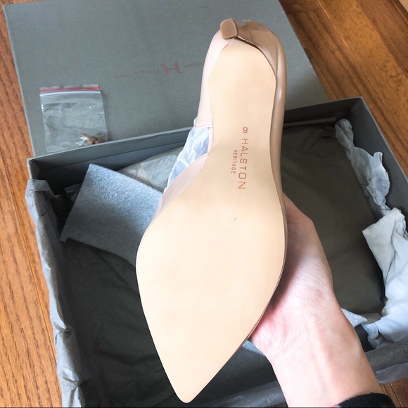 Halston Heritage Margo Half d’Orsay Stiletto Pump - Picture 8 of 8